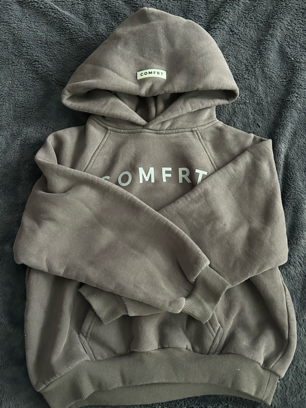 COMFRT Kids' Olive Green Hoodie Sweatshirt